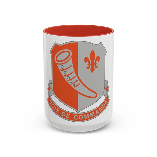 69 Signal Battalion (U.S. Army) Accent Coffee Mug-15oz-Red-Go Mug Yourself