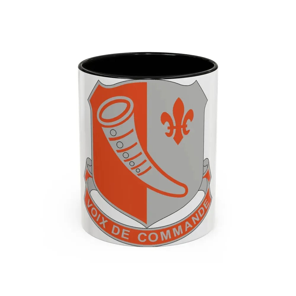 69 Signal Battalion (U.S. Army) Accent Coffee Mug 11oz Black - Go Mug Yourself