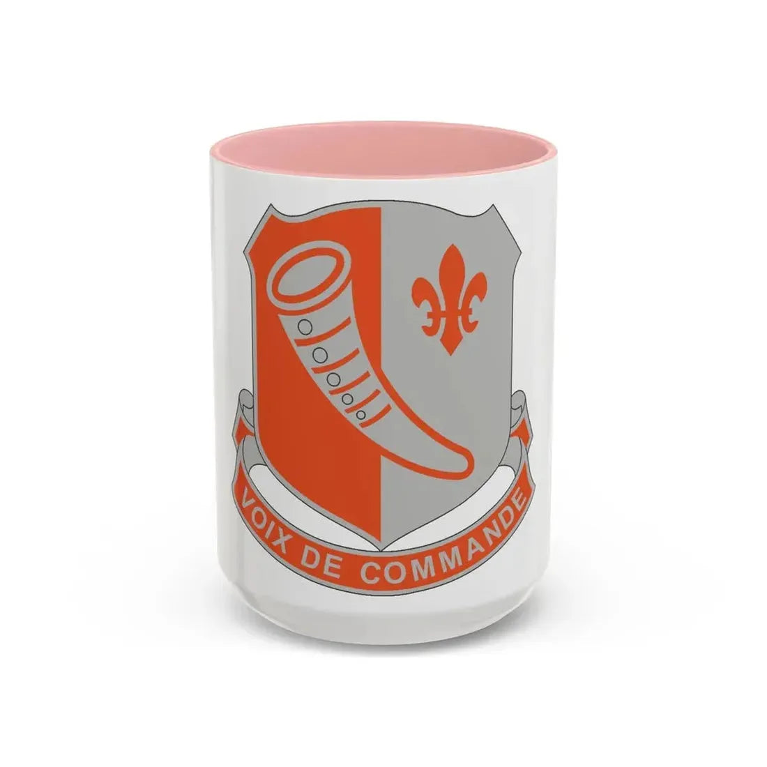 69 Signal Battalion (U.S. Army) Accent Coffee Mug 15oz Pink - Go Mug Yourself