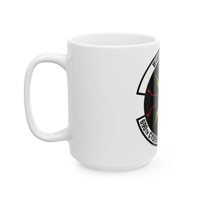 690 Cyberspace Operations Squadron AFSPC (U.S. Air Force) White Coffee Mug-Go Mug Yourself