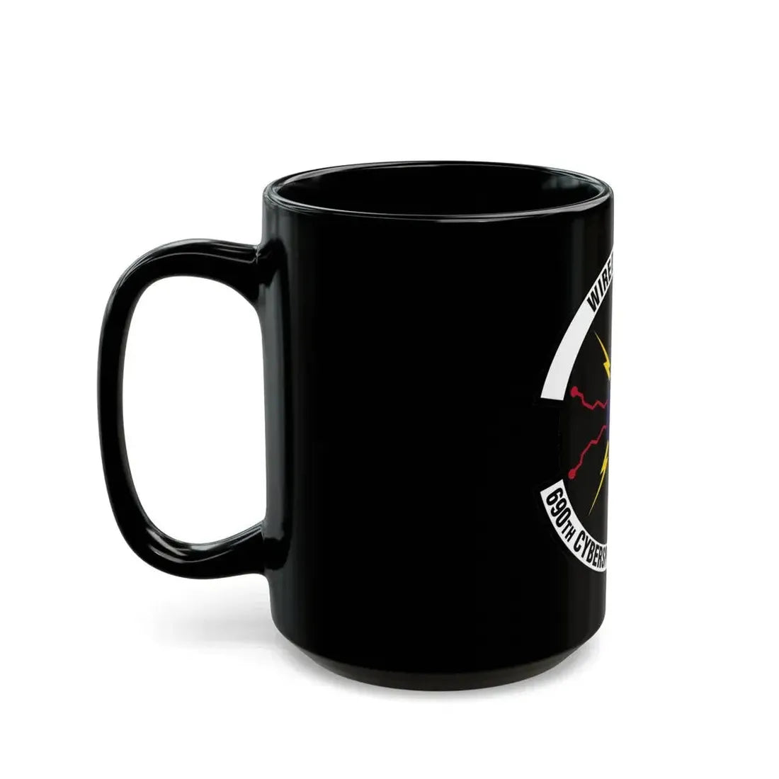 690 Cyberspace Operations Squadron AFSPC (U.S. Air Force) Black Coffee Mug - Go Mug Yourself