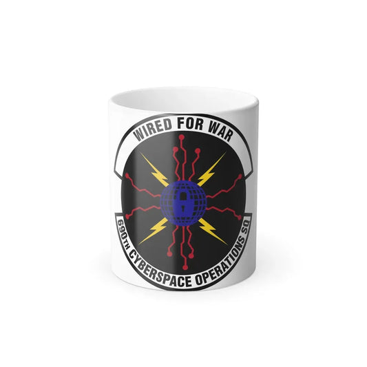 690 Cyberspace Operations Squadron AFSPC (U.S. Air Force) Color Changing Mug 11oz - Go Mug Yourself