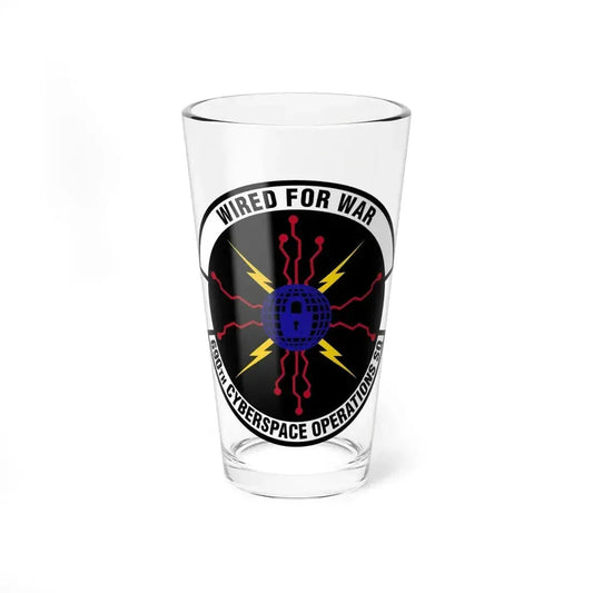 690 Cyberspace Operations Squadron AFSPC (U.S. Air Force) Pint Glass 16oz 16oz - Go Mug Yourself