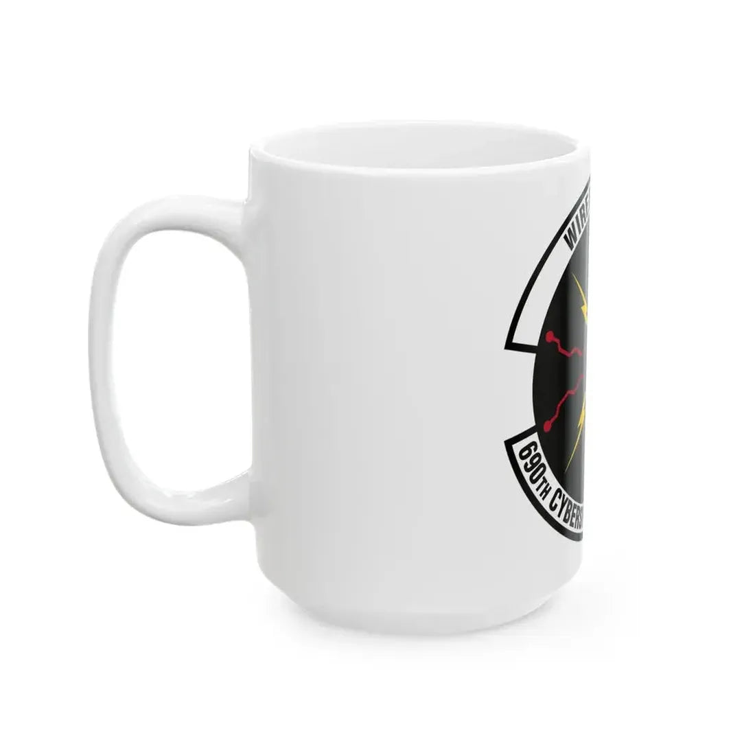 690 Cyberspace Operations Squadron AFSPC (U.S. Air Force) White Coffee Mug - Go Mug Yourself
