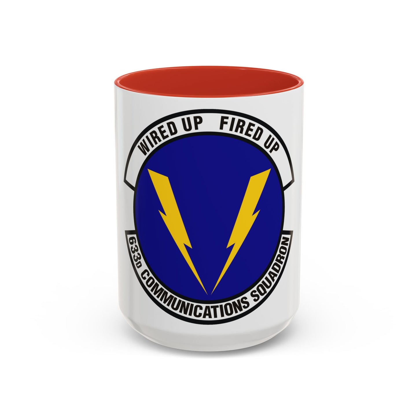 633d Communications Squadron (U.S. Air Force) Accent Coffee Mug