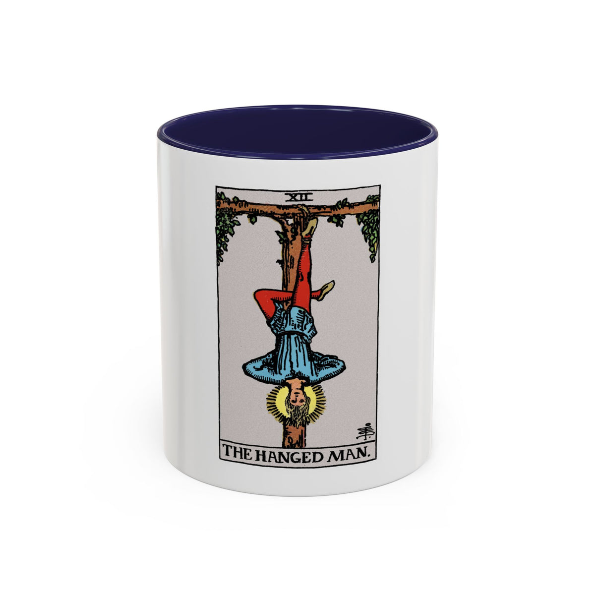 The Hanged Man (Tarot Card) Accent Coffee Mug