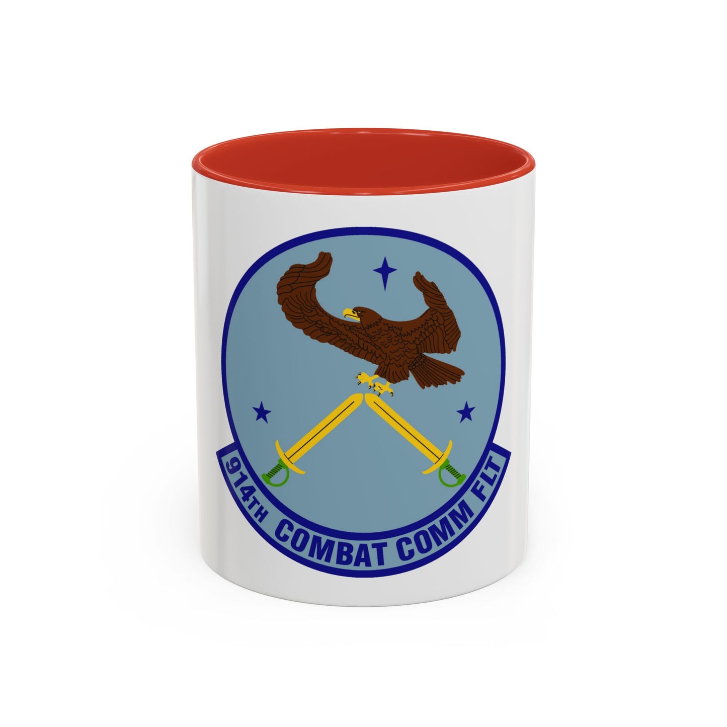 914th Combat Communications Flight (U.S. Air Force) Accent Coffee Mug