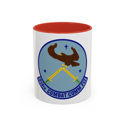 914th Combat Communications Flight (U.S. Air Force) Accent Coffee Mug