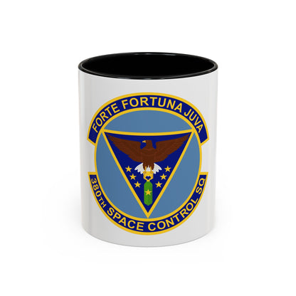 380th Space Control Squadron (U.S. Air Force) Accent Coffee Mug