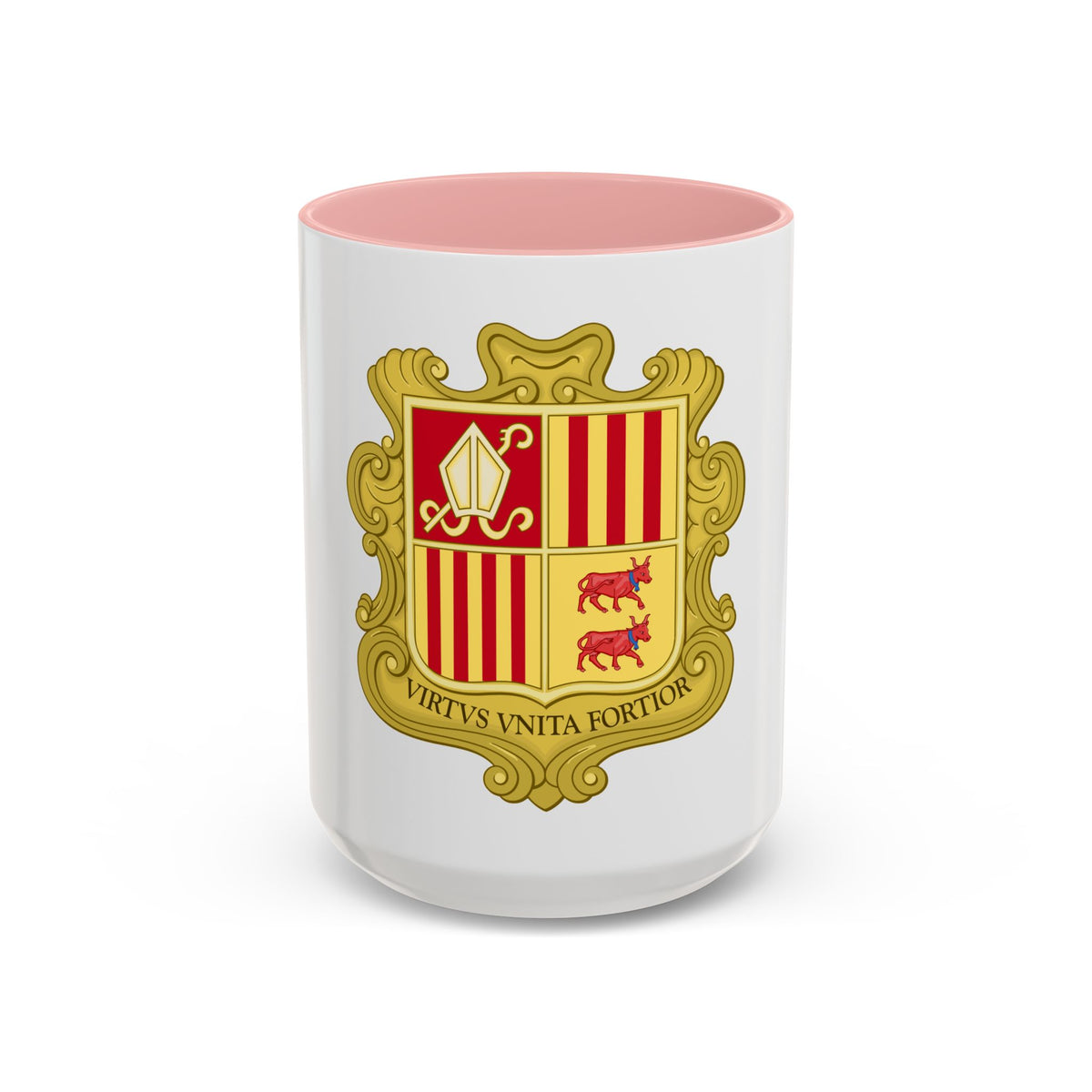 Coat of arms of Andorra (1580) - Accent Coffee Mug