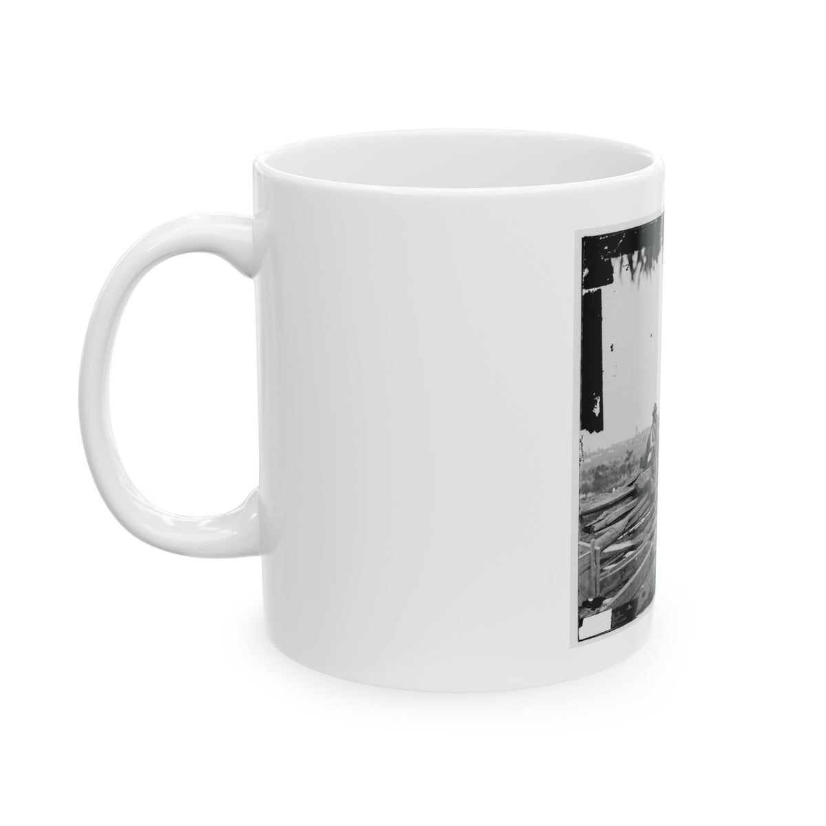 Gettysburg, Pa. Three Confederate Prisoners (U.S. Civil War) White Coffee Mug