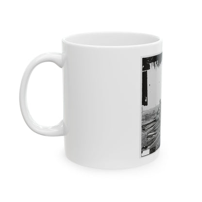 Gettysburg, Pa. Three Confederate Prisoners (U.S. Civil War) White Coffee Mug