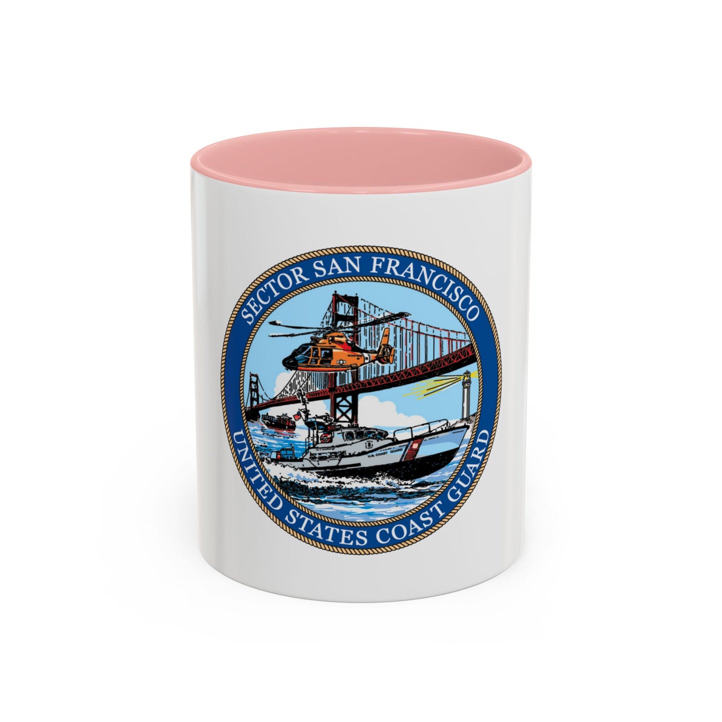 USCG Sector San Francisco (U.S. Coast Guard) Accent Coffee Mug