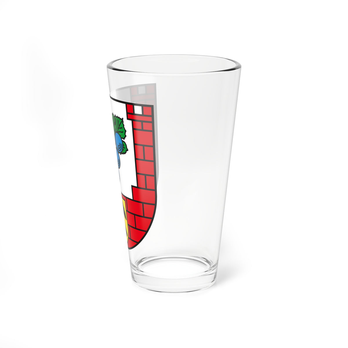 Wappen Burgenlandkreis (Germany) (Coat of Arms) Pint Glass 16oz