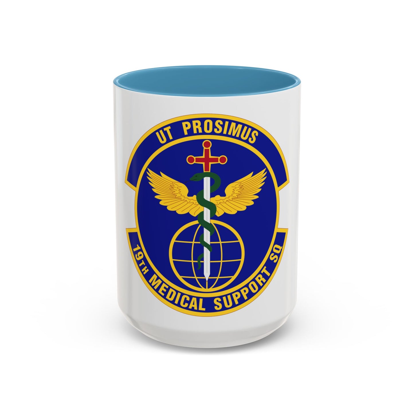 19th Medical Support Squadron (U.S. Air Force) Accent Coffee Mug
