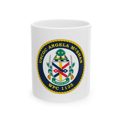 USCGC ANGELA McSHAN WPC 1135 (U.S. Coast Guard) White Coffee Mug