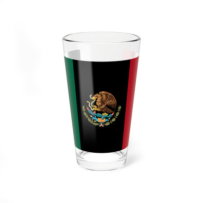 African Mexico Flag (Mexico) Pint Glass 16oz