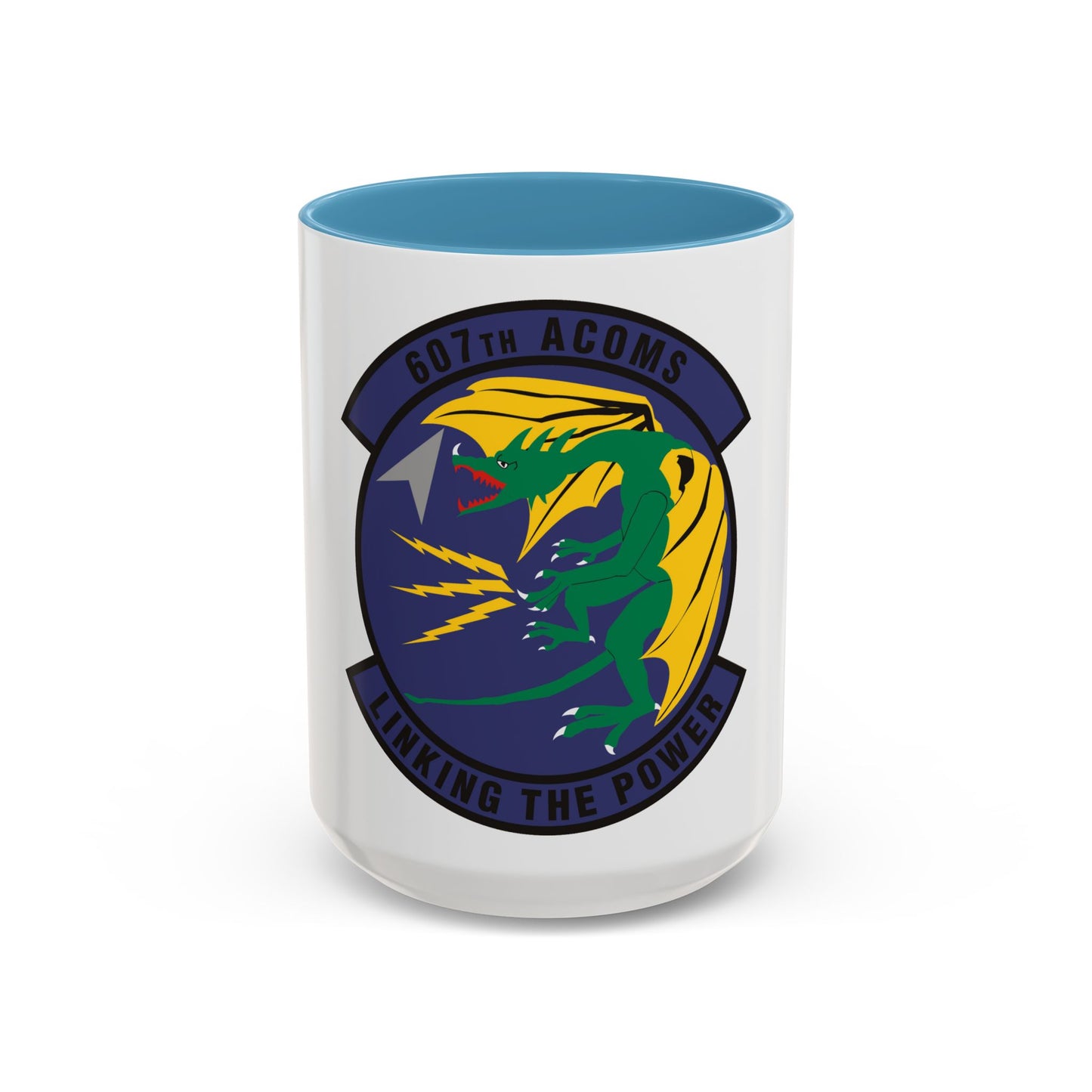 607th Air Communications Squadron (U.S. Air Force) Accent Coffee Mug