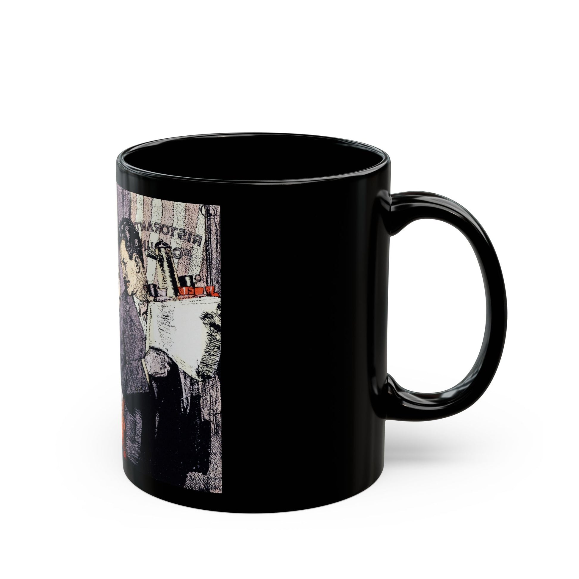 Empty Tables (1), Woman's Home Companion, November 1924 - Black Coffee Mug-Go Mug Yourself