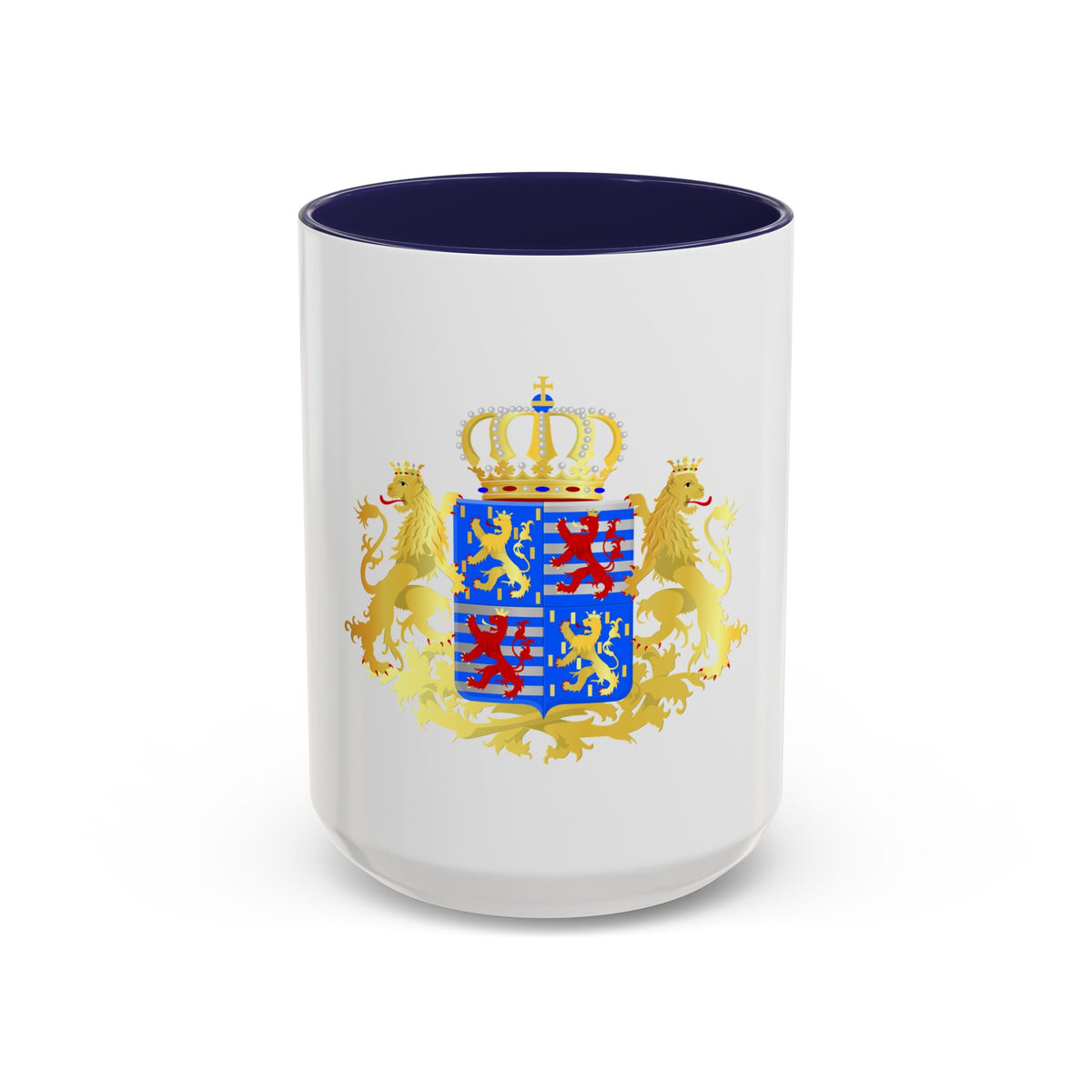 Middle coat of arms of the Grand Dukes of Luxembourg prior to 2000 - Accent Coffee Mug