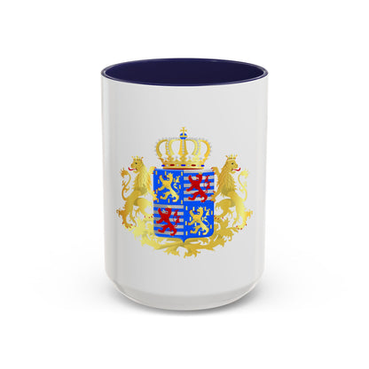 Middle coat of arms of the Grand Dukes of Luxembourg prior to 2000 - Accent Coffee Mug