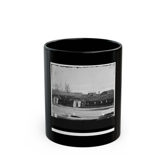 Alexandria, Virginia (Vicinity). Battery Rodgers Overlooking The Potomac Near Jones' Point (U.S. Civil War) Black Coffee Mug