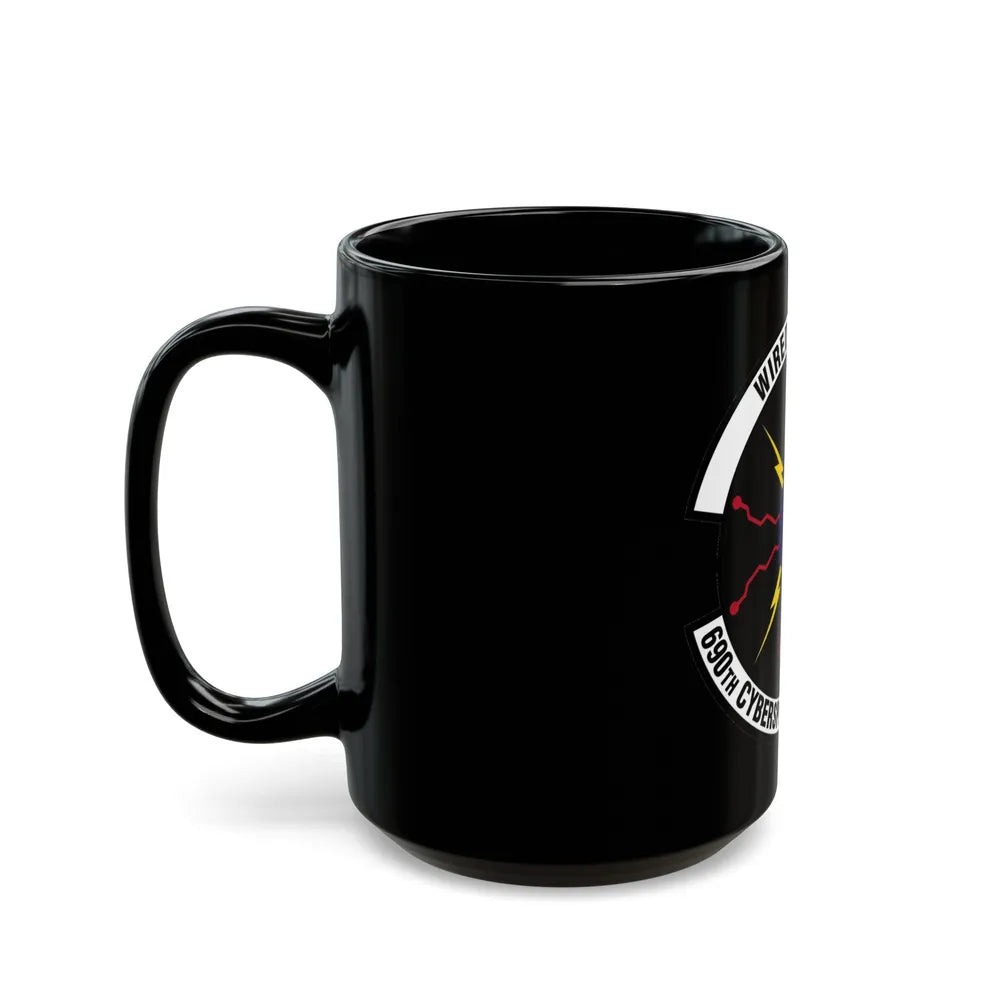 690th Cyberspace Operations (U.S. Air Force) Black Coffee Mug-Go Mug Yourself