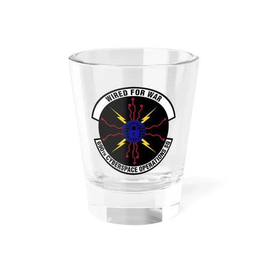 690th Cyberspace Operations (U.S. Air Force) Shot Glass 1.5oz 1.5oz - Go Mug Yourself