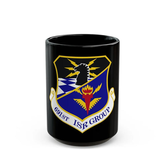 691 Intelligence Surveillance and Reconnaissance Group ACC (U.S. Air Force) Black Coffee Mug-15oz-Go Mug Yourself