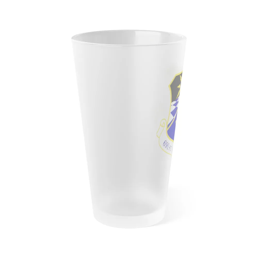 691 Intelligence Surveillance and Reconnaissance Group ACC (U.S. Air Force) Frosted Pint Glass 16oz-Go Mug Yourself