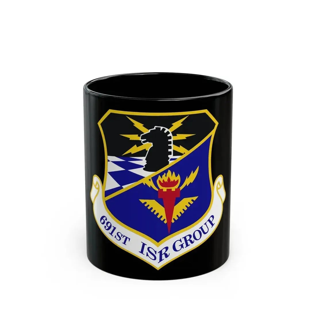 691 Intelligence Surveillance and Reconnaissance Group ACC (U.S. Air Force) Black Coffee Mug - Go Mug Yourself