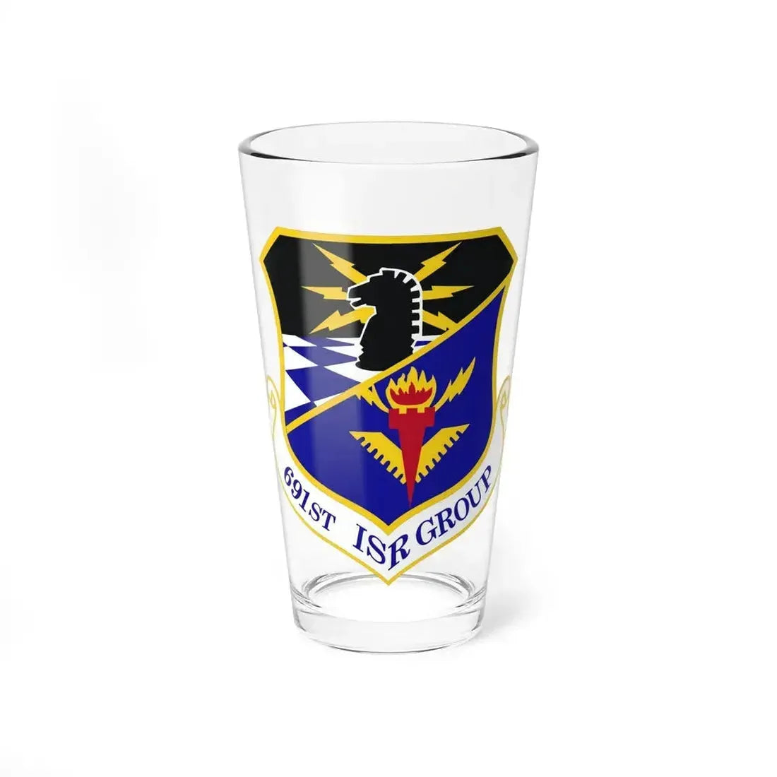 691 Intelligence Surveillance and Reconnaissance Group ACC (U.S. Air Force) Pint Glass 16oz 16oz - Go Mug Yourself