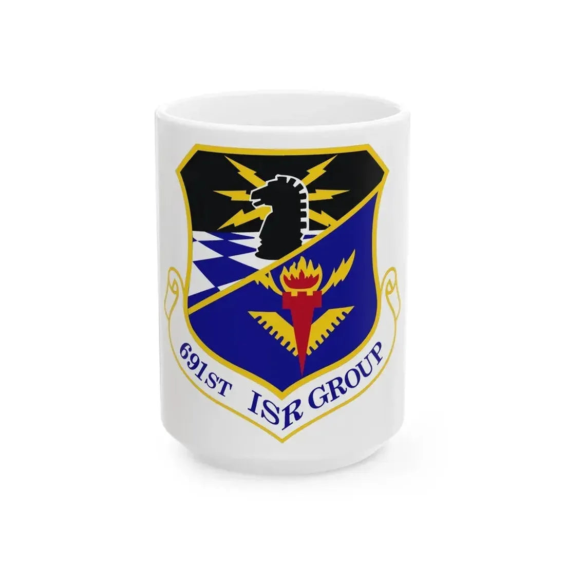 691 Intelligence Surveillance and Reconnaissance Group ACC (U.S. Air Force) White Coffee Mug 15oz - Go Mug Yourself