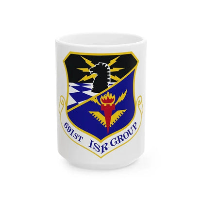 691 Intelligence Surveillance and Reconnaissance Group ACC (U.S. Air Force) White Coffee Mug 15oz - Go Mug Yourself
