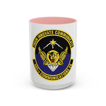 505th Communications Squadron (U.S. Air Force) Accent Coffee Mug