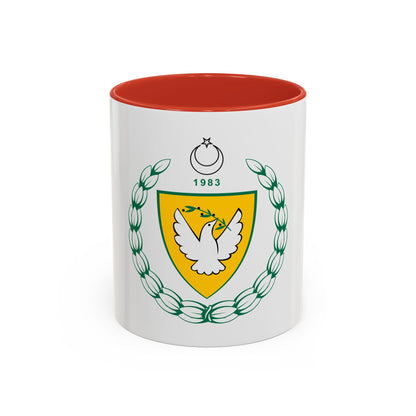 Coat of arms of the Turkish Republic of Northern Cyprus - Accent Coffee Mug