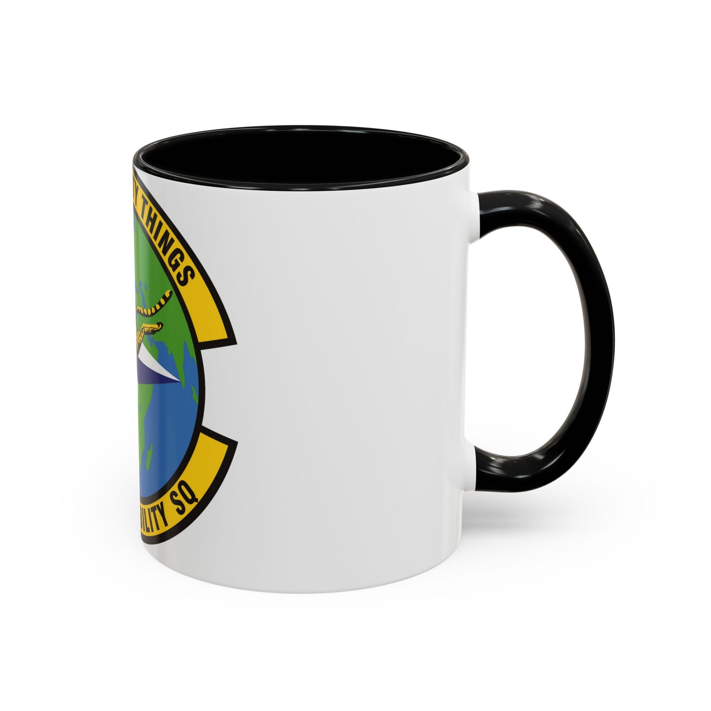 86th Air Mobility Squadron (U.S. Air Force) Accent Coffee Mug