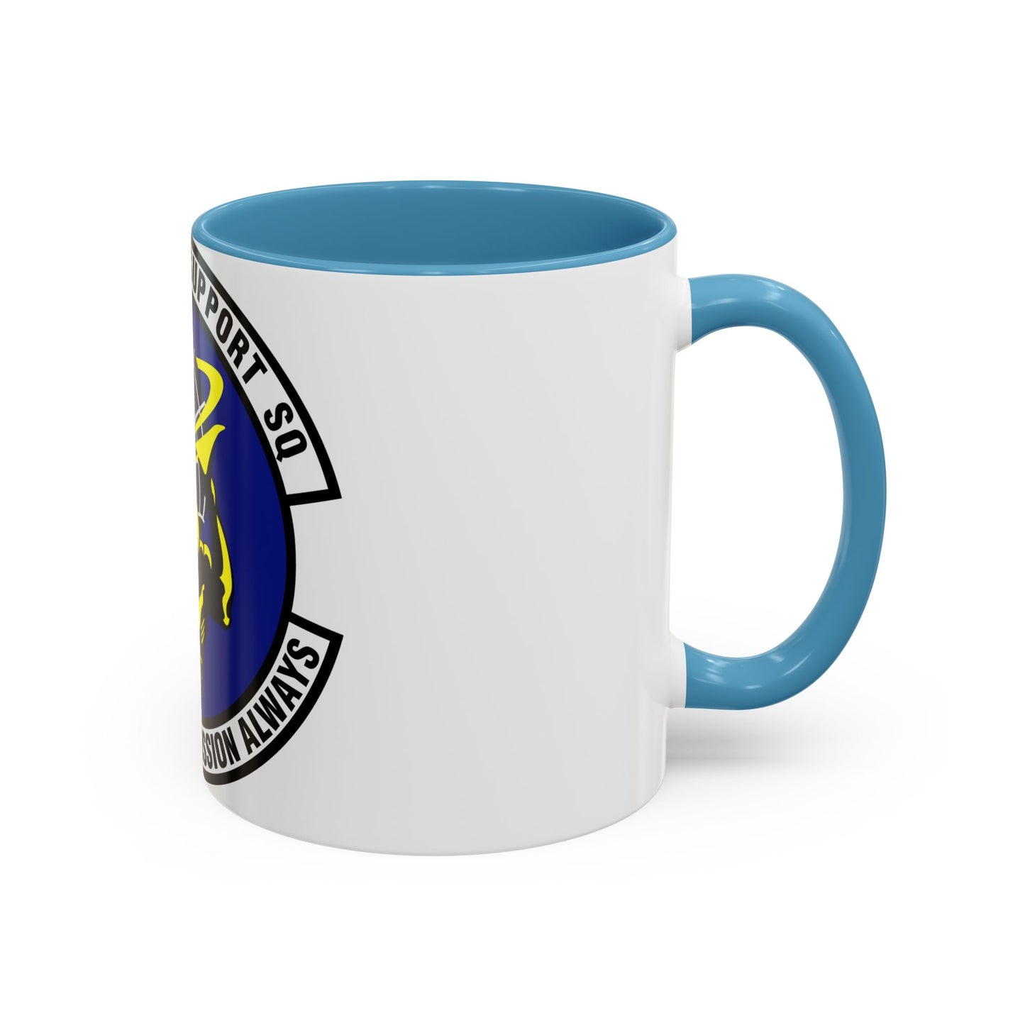 43d Mission Support Squadron (U.S. Air Force) Accent Coffee Mug