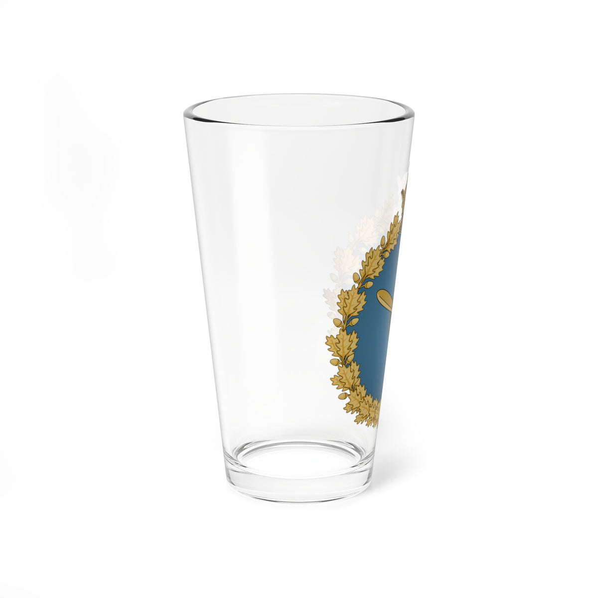 IIAF Patch (Iran) (Coat of Arms) Pint Glass 16oz