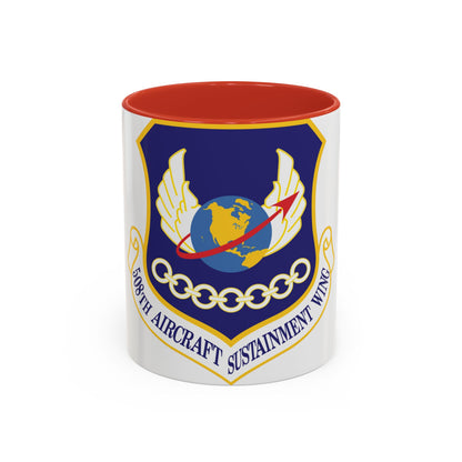 508th Aircraft Sustainment Wing (U.S. Air Force) Accent Coffee Mug