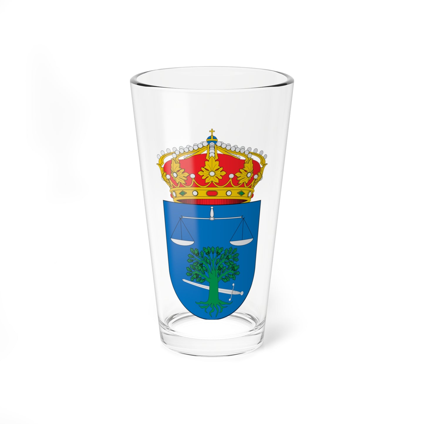 Escudo de Agolada (Spain) (Coat of Arms) Pint Glass 16oz