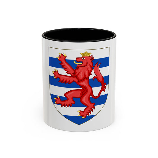 Coat of Arms of the House of Lusignan (Kings of Cyprus) - Accent Coffee Mug