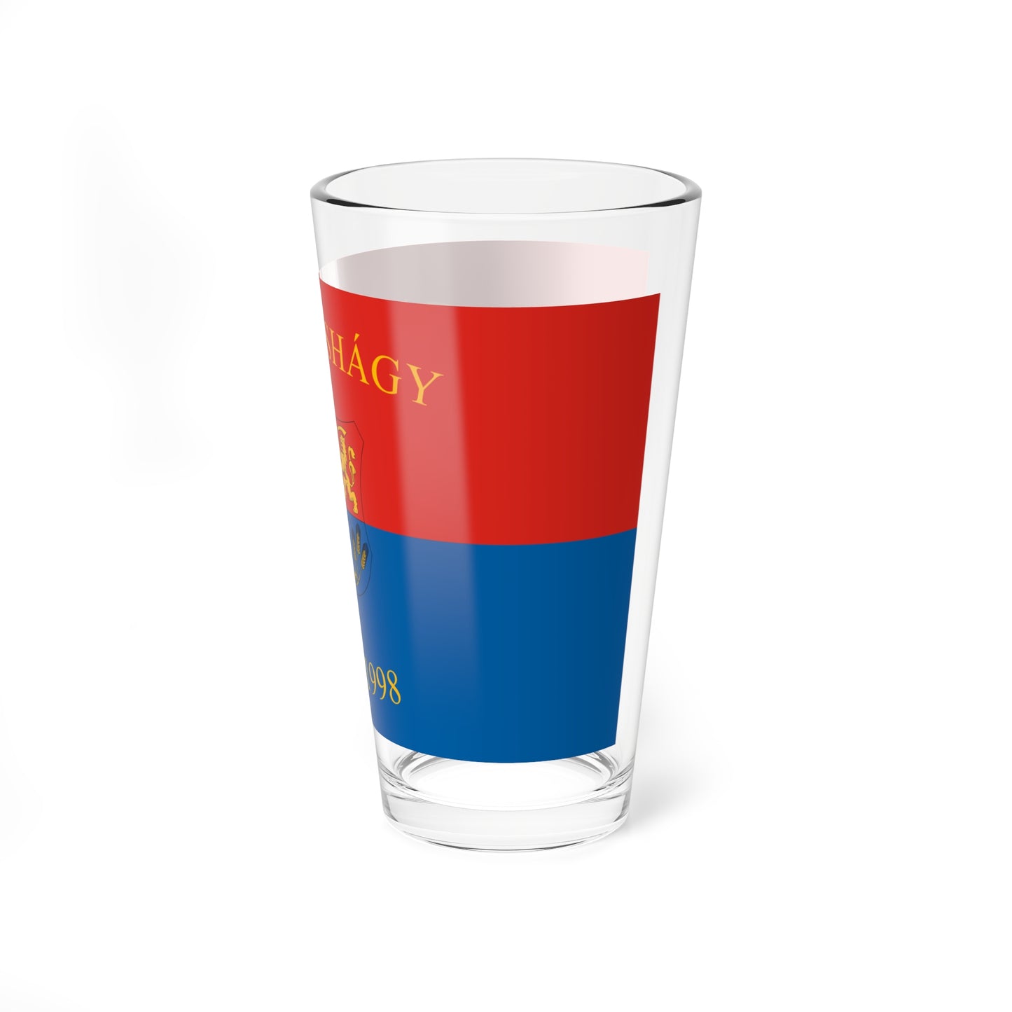 Flag of Zalahashagy (Hungary) Pint Glass 16oz
