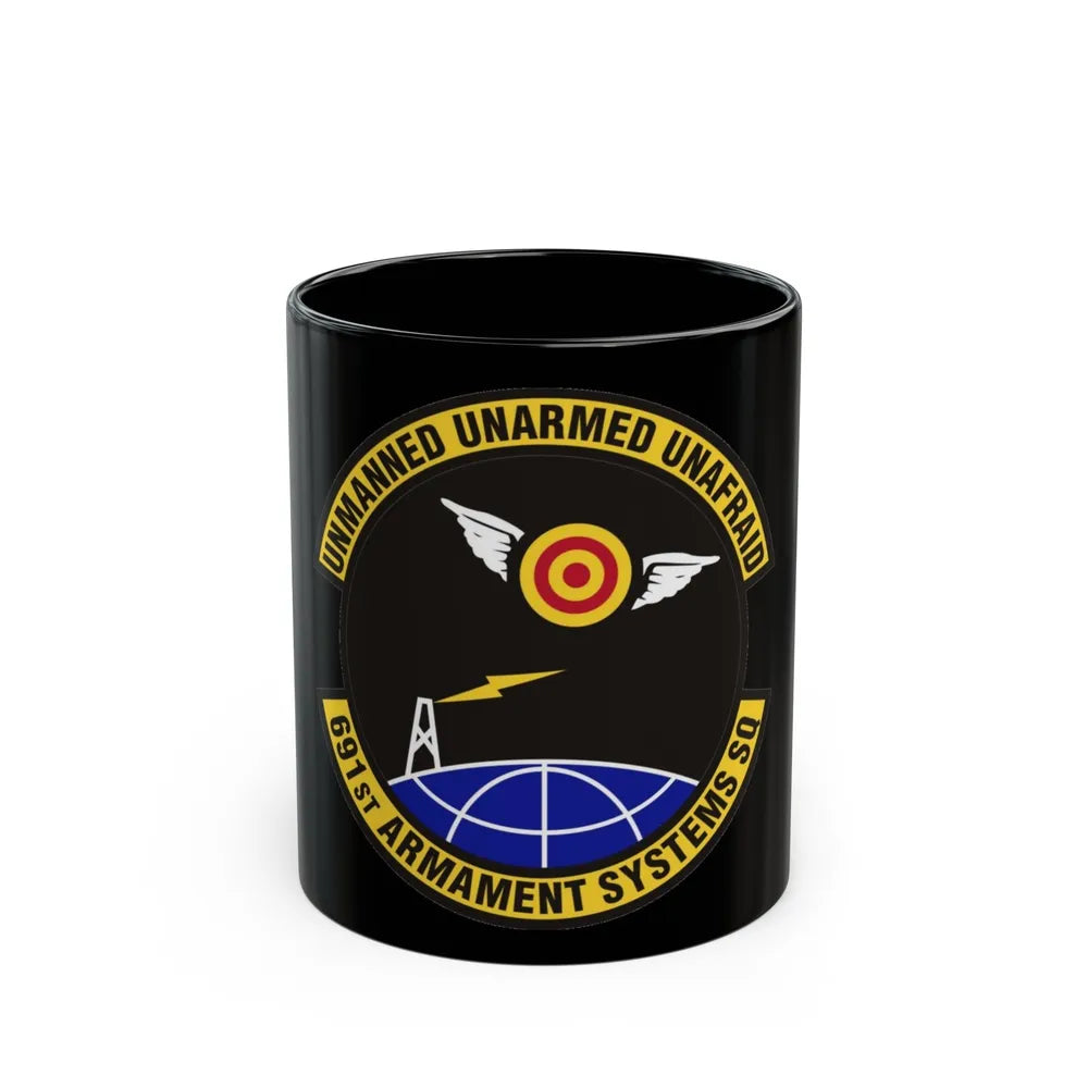 691st Armament Systems Squadron (U.S. Air Force) Black Coffee Mug-11oz-Go Mug Yourself