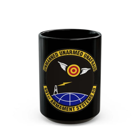 691st Armament Systems Squadron (U.S. Air Force) Black Coffee Mug-15oz-Go Mug Yourself