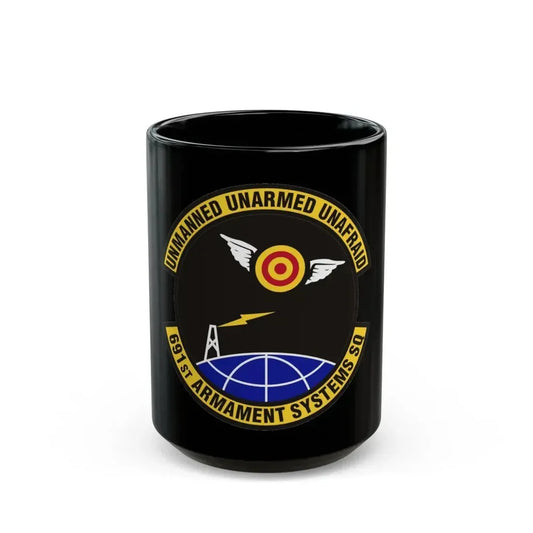 691st Armament Systems Squadron (U.S. Air Force) Black Coffee Mug 15oz - Go Mug Yourself