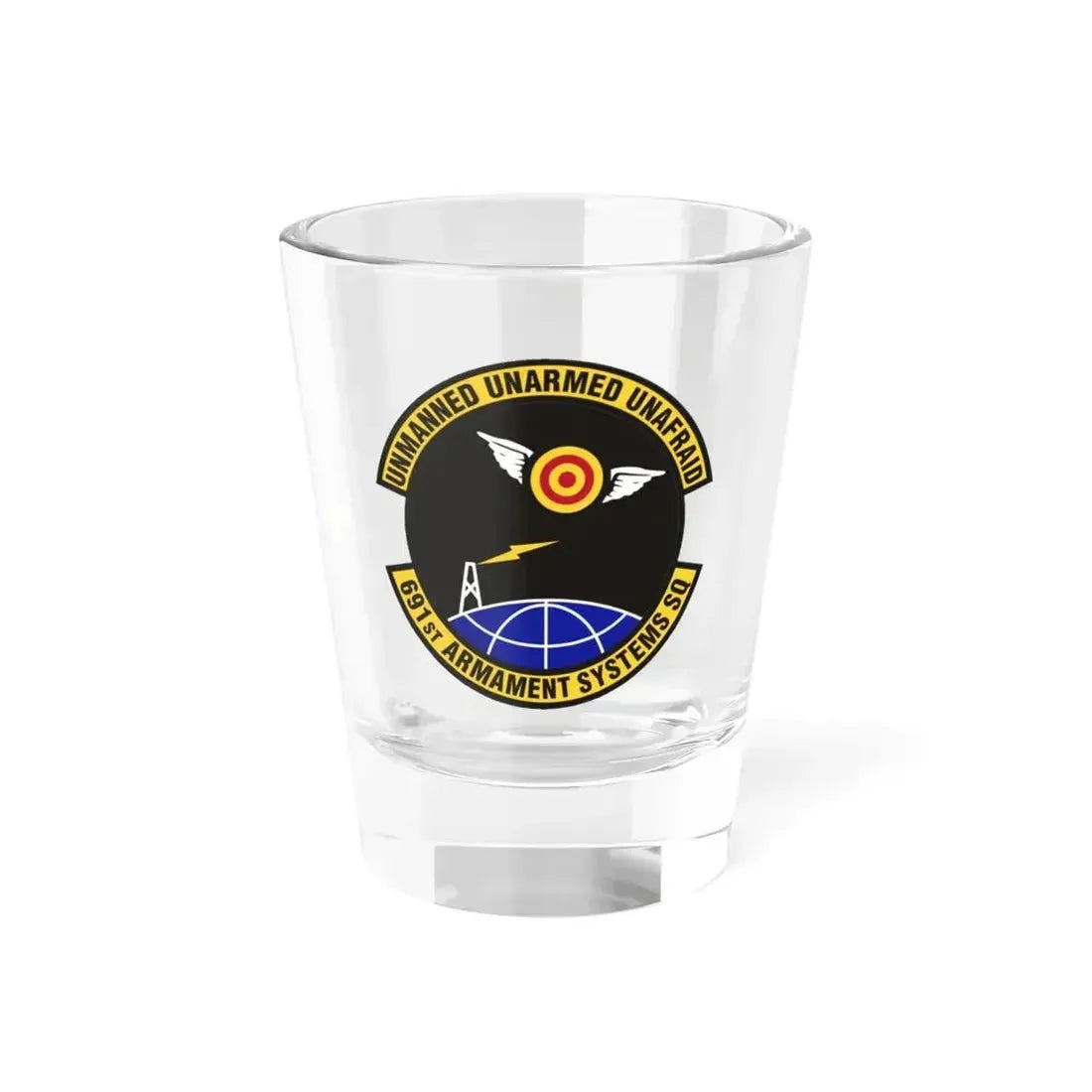 691st Armament Systems Squadron (U.S. Air Force) Shot Glass 1.5oz 1.5oz - Go Mug Yourself