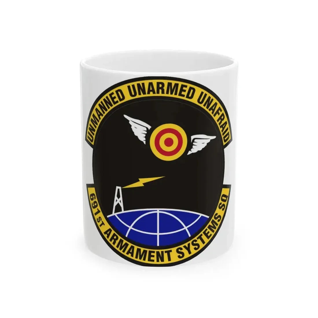691st Armament Systems Squadron (U.S. Air Force) White Coffee Mug 11oz - Go Mug Yourself