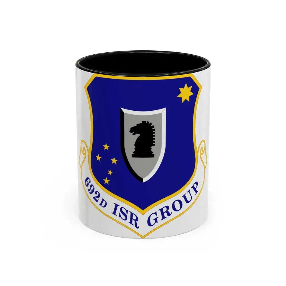 692 Intelligence Surveillance and Reconnaissance Group ACC (U.S. Air Force) Accent Coffee Mug 11oz Black - Go Mug Yourself