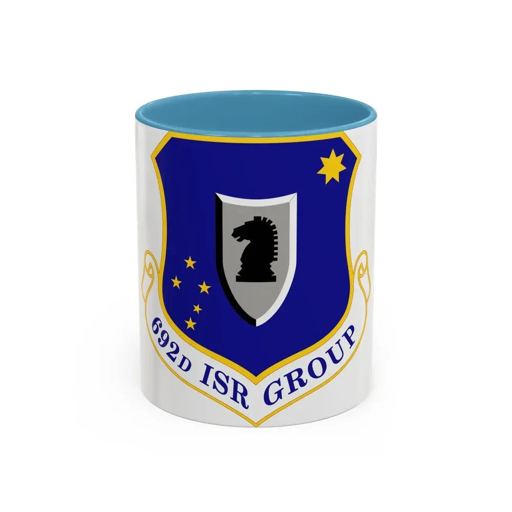 692 Intelligence Surveillance and Reconnaissance Group ACC (U.S. Air Force) Accent Coffee Mug 11oz Light Blue - Go Mug Yourself